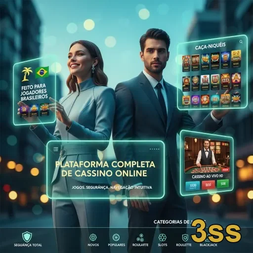 Ilustração de Explore Os Melhores Slots e Games Ao Vivo No 3ss